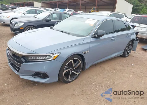 2022 Honda Accord Sport from USA, damaged, VIN 1HGCV1F37NA062407